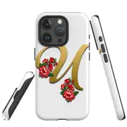 For iPhone 15 Pro Case, Shielding Cover, Letter U