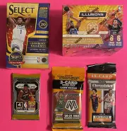 NBA Lot!! Mosaic Chronicles Cello Illusions Blaster Select Hanger Prizm Pack⚡️