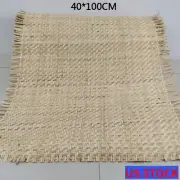 40*100cm Natural Rattan Cane Webbing Panel DIY Repair Chair Furniture Material