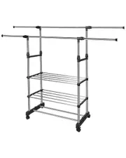 Fresh Fab Finds Extendable Garment Hanging Rack