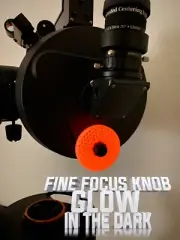 Fine Focus Knob GLOW IN THE DARK ELITE for Celestron 8" and 9.25" SCT Telescope