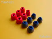 12 pcs (RDMF-B) S/M/L Memory Foam and Round Adapters for Jaybird X3 Earphones