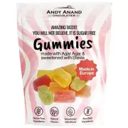 Sugar Free Gummies made with Agar Agar and sweetened with Stevia 7 Oz - 2 Pack