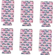 6pcs Assorted Color Beverage Can Sleeves Protective Can Covers for Parties Picnics Beach Heat Preserving Non Deforming Design