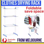 Clothes Airer Indoor Laundry Drying Rack Foldable Horse Garment Hanger aus