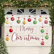 38Pcs Christmas Garage Door Magnet Stickers Decoration Christmas Ball Magnet Refrigerator Decal for Xmas Holiday Party Supplies Car Outdoor Decors (Christmas Ball)