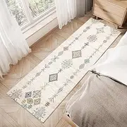 MARLOW Indoor Runner Rugs, 180 X 60cm Anti-Slip Area Rugs, Skin Friendly Floor Rugs Carpet - Machine Washable - Versatile for Hallway, Entryway, Bedroom, Dining Room, Living Room (Multicolor)