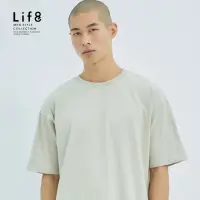 在飛比找momo購物網優惠-【Life8】EVENLESS 重磅寬版 短袖上衣(7100