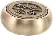 Brass Ruler Paperweight Vintage Paperweight Chinese Calligraphy Art Solid Brass Letterweight