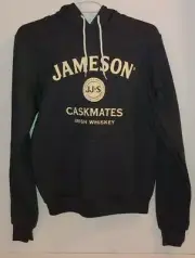 Jameson Irish Whisky JJ&S Caskmates Hoodie Small Charcoal Grey New USA