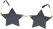 [VALICLUD] Pairs Rave Glasses Personality Sunglasses Star Shaped Sunglasses Unconventional Glasses for