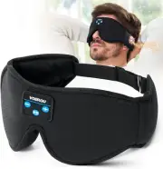 Sleep Headphones 3D Mask with Bluetooth Adjustable Wireless Eye for Sleeping Men