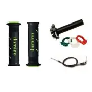 Yamaha R6 13S 2008 - 2013 Domino XM2 Quick Action Throttle With Black / Green Gr