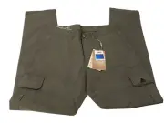 Casual Series Womens Pants Side Pockets Button Size 33
