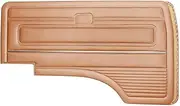 OMEGA Door Panel Trim with Chrome Strip Compatible with Volkswagen T3, Front Left-Right, 1980-1989 (Tan)