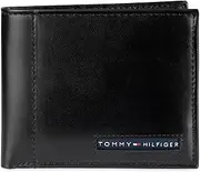[Tommy Hilfiger] Men's Leather Cambridge Passcase Wallet with Removable Card