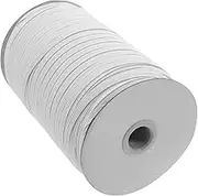 VILLFUL 1 Roll Elastic Band for Sewing Durable Braided Elastic Cord Household Use for Crafts Mask Making and Clothing Projects