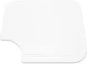 Camco Camper/RV Sink Mate Cutting Board | Features Built-In Juice Groove & Cut Corner for Scrap Disposal | Designed w/Adjustable Rubber Feet for Different Sink Sizes | Expand Kitchen Workspace (43857)