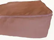 Box Cushion Cover- Square Patio Seat Chair Indoor Cushion Cover Polyester Pink 28" Length x 28" Breadth x 5" Thick (71cm x 71 cm x 12cm)