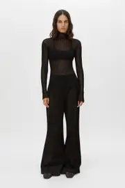 Elowen Sheer Top in Black - CAMILLA AND MARC® C&M