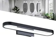 Lamptobe Modern LED Bathroom Mirror Light Cold White 6000K Bathroom Light Fixture 10W IP44 Waterproof Over Mirror Lighting Indoor Wall Lamp Tube Light with Switch for Makeup Dressing Table
