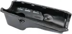 Aeroflow Steel Stock Oil Pan Bbc Black Rh/Side Dipstick Rear Sump - AF82-9294BLK