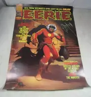 Vintage 1974 Eerie Warren Magazine #57 Poster Hunter Demon Killer