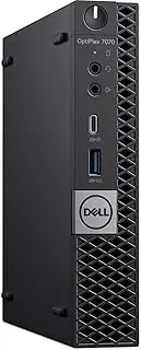 DELL Optiplex 7070 Micro i5 9500t 2.20Ghz 16Gb Ram 256Gb SSD Type C Win 10 (FBA-Dell7070MICROi5-R) (Renewed)