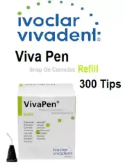 Ivoclar Vivadent Vivapen Snap on cannulas Kit of 300 Tips - FAST SHIPPING