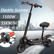 1500W/2000W Electric Scooter 55/70KM/H Off Road Scooter Foldable eBike E-Bicycle