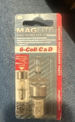 Mag-Lite Mag-num Star Krypton Bulb for 6-Cell C+D Alkaline Battery LMSA601 *NEW