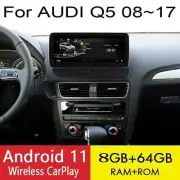 10.25 Android GPS Navigation for AUDI Q5 8R 2009-2017 Multimedia carpaly WIFI 4G (for: Audi)