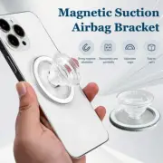MagSafe Phone Holder with Stretchable Foldable clear Pop-Up Stand For iPhone etc