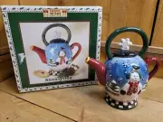 Debbie Mumm Snow Globe Teapot - Collector Series