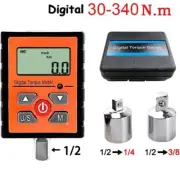 HYSOND 3-340 N.m Digital Torque Meter, 1/2 1/4 3/8 Adapter Measure Bicycle...