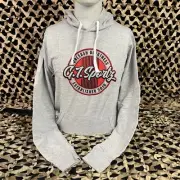 NEW GI Sportz Signal Pull Over Hooded Sweatshirt - Grey - Medium (34289)