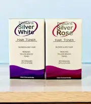 BRILLIANT SILVER WHITE + ROSE HAIR TONER 15ml POST SAME DAY