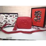 專櫃正品GUCCI 古馳 古奇侧背包真皮女包波士顿包斜挎女包包单肩手提包GUCCI枕头包欧美复古大牌包包 308364