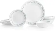 [CORELLE] Dinnerware Set, Country Cottage (18-Piece Set)