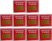 Valentines Scratch, Scratch Cards, Valentine's Day Coupon, 10x Date Night Idea Cards, 7.8x7.8x0.1cm, Valentine Coupon, Romantic Love Coupons For Husband, Wife Or Girlfriend