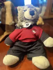 Build A Bear WWF Timber Wolf Plush World Wildlife Foundation Complete Outfit !