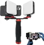Dental Mobile Phone Camera Fill Light, Dental Photography Aid, Adjustable Brightness, Dental Mobile Photography Light with 360° Rotation, Professional Video Light Studio Lighting Kit