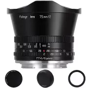TTartisan 7.5mm F2.0 APS-C MF Fisheye Lens for X/E/Z/RF/EOS-M/M43/L Mount Camera