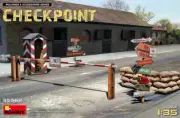 MiniArt 1/35 Checkpoint: Barrier, Traffic Signs, Sentry Box, Hessian Bags