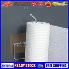 Roll Paper Holder Stainless Steel Bathroom Towel Rack Stand For Under Cupboards