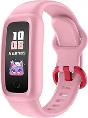 [BIGGERFIVE] Vigor 2 Fitness Tracker Watch for Kids Girls Boys Ages 5-12, Activity Tracker, Pedometer, Heart Rate Sleep Monitor, IP68 Waterproof Calorie Step Counter Watch with Alarm Clock, Kids Gift