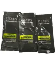 Redken for Men Maneuver Working Wax .35oz 3 packets ~ NEW