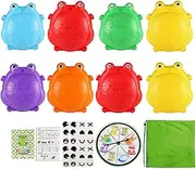 Frog Milestones, Milestones 'Balance | Stacking Frog Stones,Colorful Animal Stones, Balance and Girls