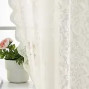 Bedroom White Tulle Curtain Living Room Half Curtain Princess Curtain