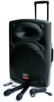 EL38-M 15" Inch 900W Mobile PA Sound Speaker System Battery Bluetooth/Mp3/Usb/Sd
